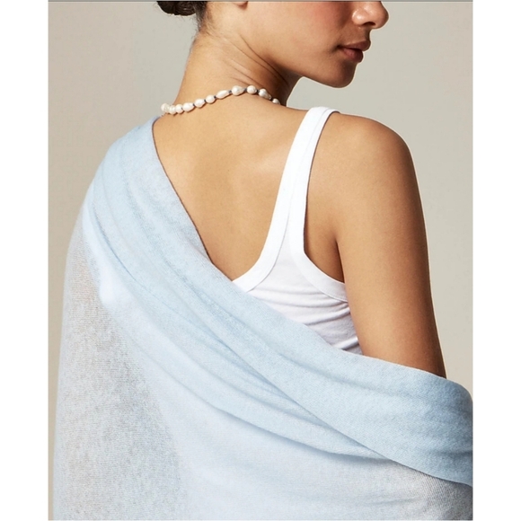 J. Crew Oversized Featherweight Cashmere Wrap - Picture 3 of 8